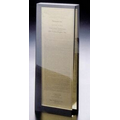 Tall Custom Lucite Award w/ Black Background (4 1/2"x11 1/2"x1 3/4")